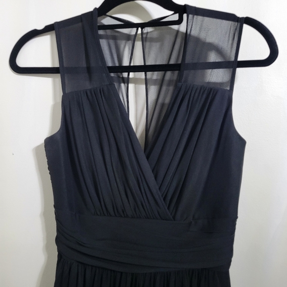 Alfred Sung Beaitiful Black Dress Bridesmaid Prom, Size 4 - Picture 6 of 6